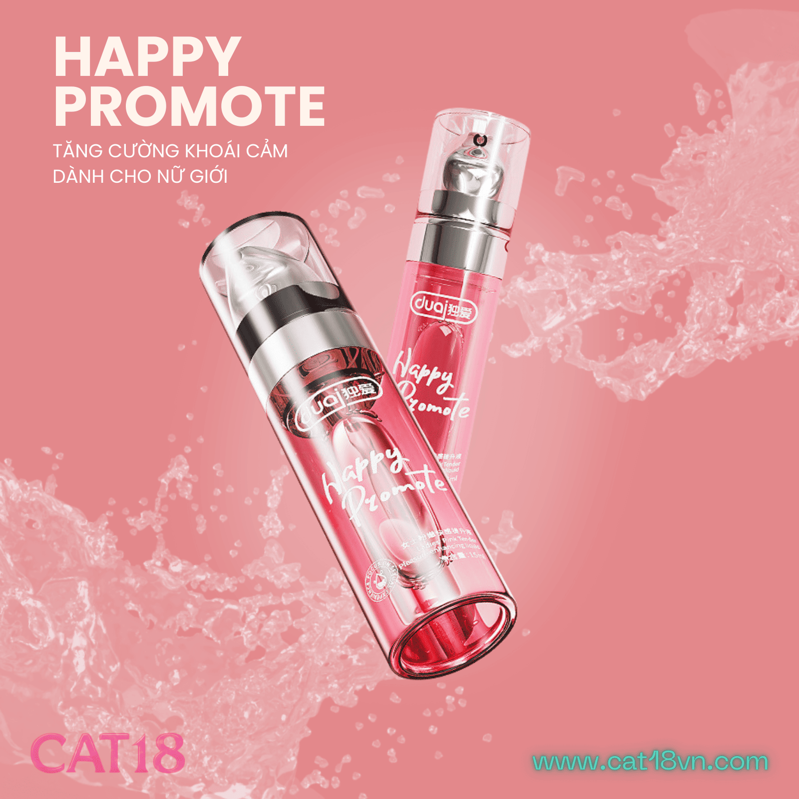 Gel Tăng Khoái Cảm Cho Nữ Happy Promote 15ml CAT18-1
