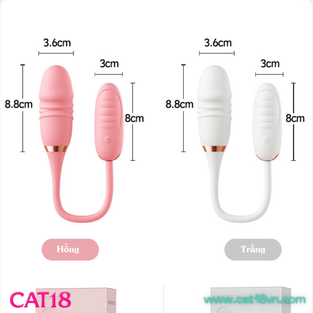 Trứng Rung Đôi Cao Cấp Magic Dual App CAT18-2