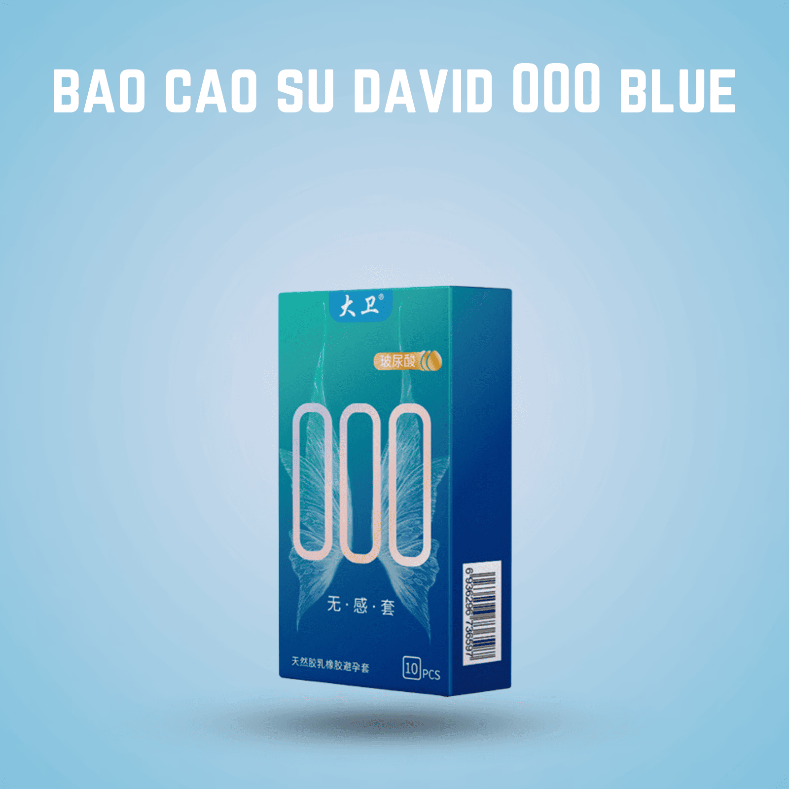 Bao Cao Su David 000 Blue CAT18
