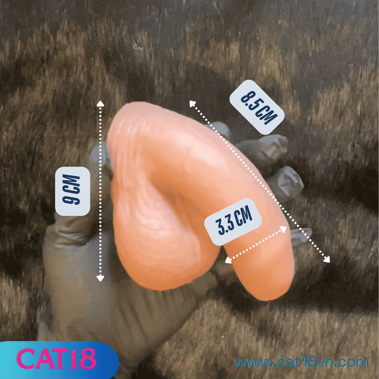 Packer Da Nâu Trùm Đầu CAT18-2