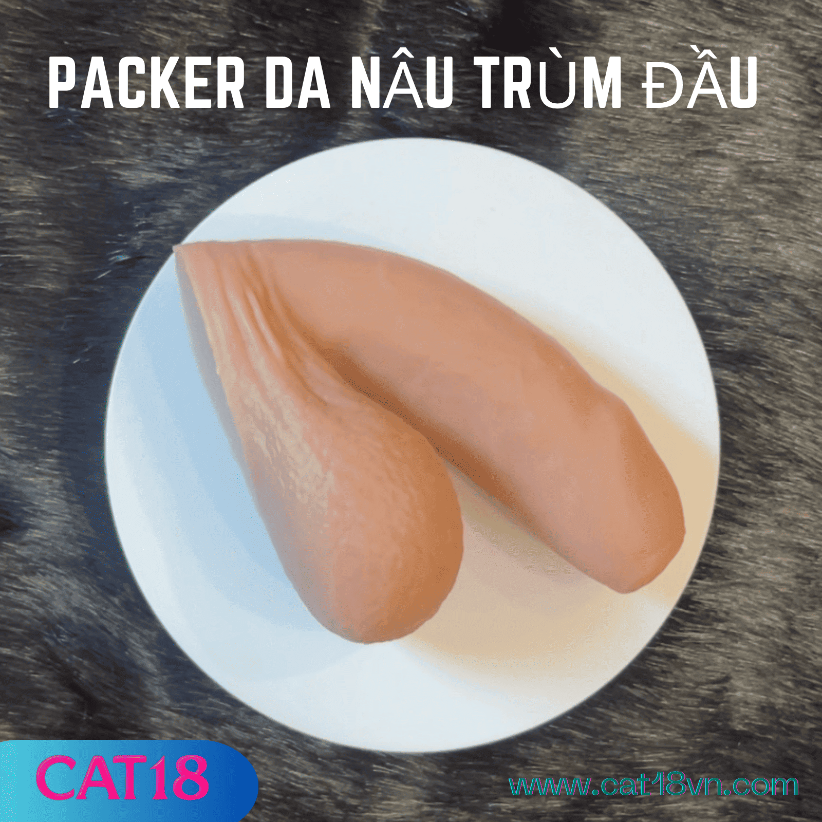 Packer Da Nâu Trùm Đầu CAT18