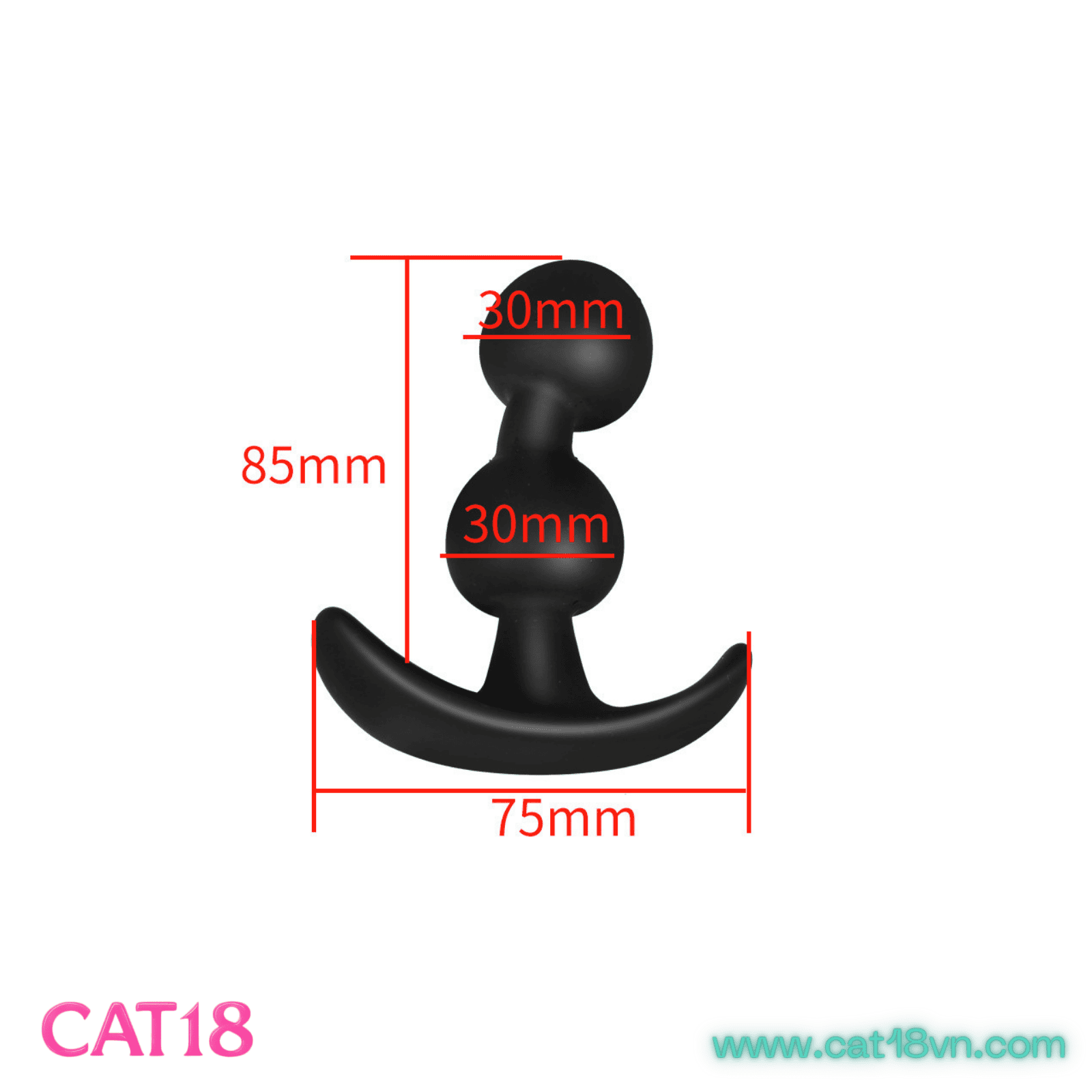 Que Nong Hậu Môn Bi Tròn CAT18-3