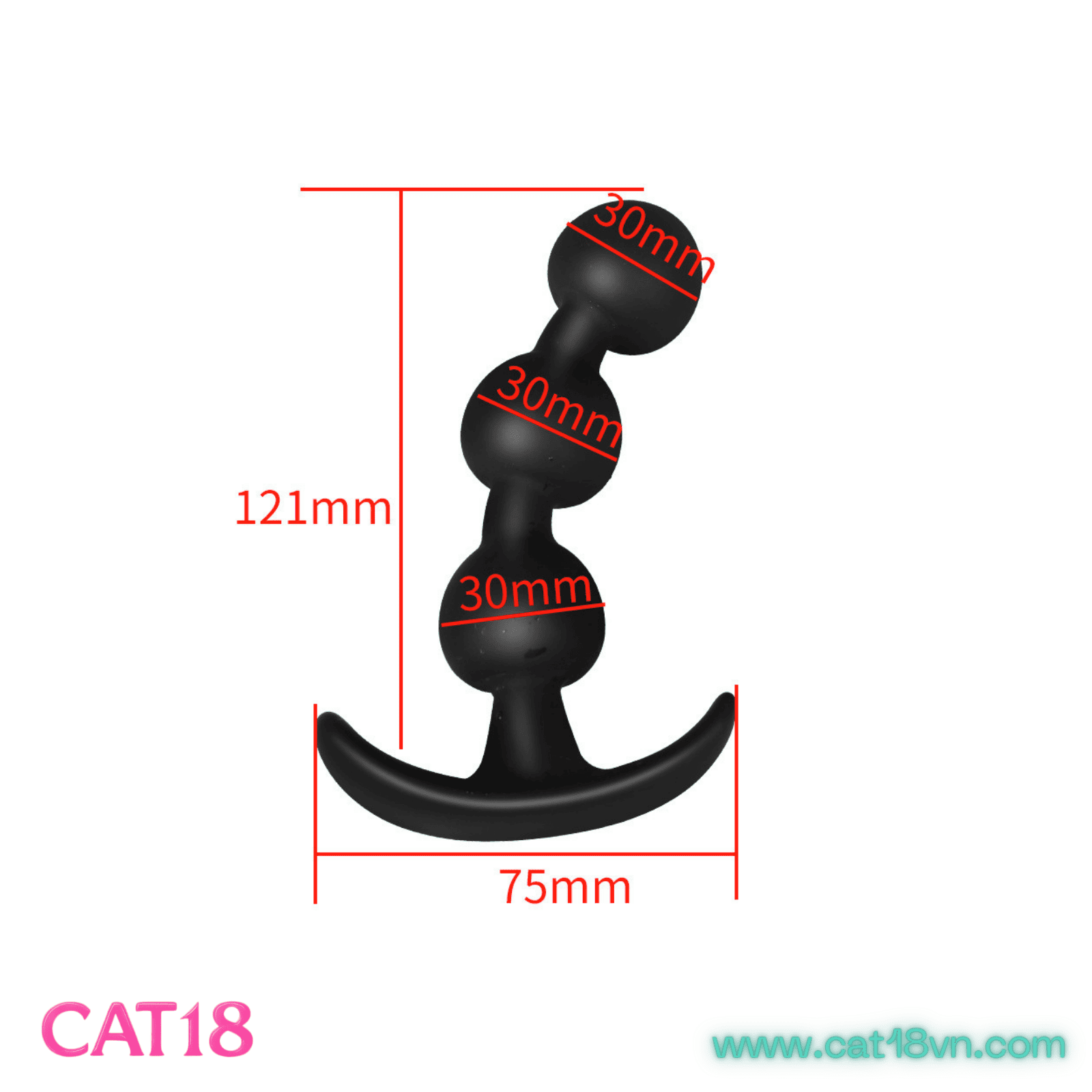 Que Nong Hậu Môn Bi Tròn CAT18-4